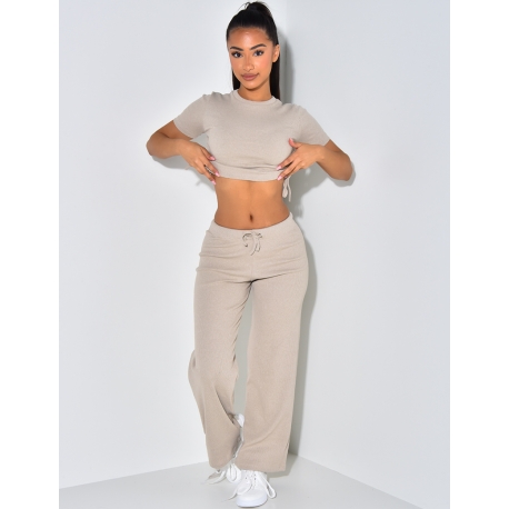 Ripp-Kombination Hose und T-Shirt Ripp-Kombination Hose und T-Shirt