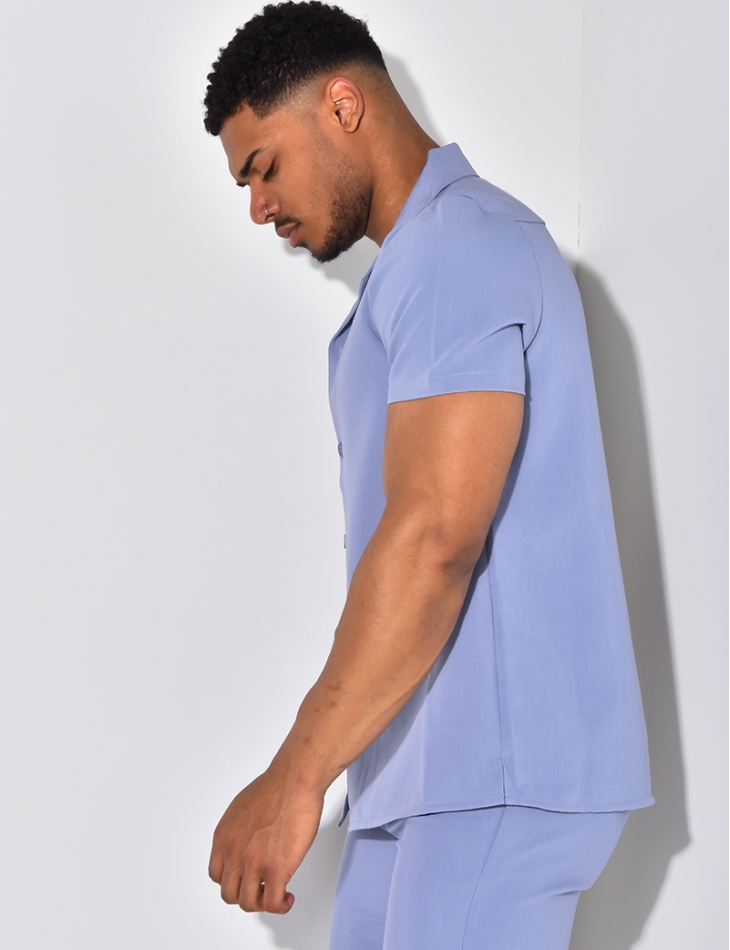 Chemise uni manche courtes Chemise uni manche courtes