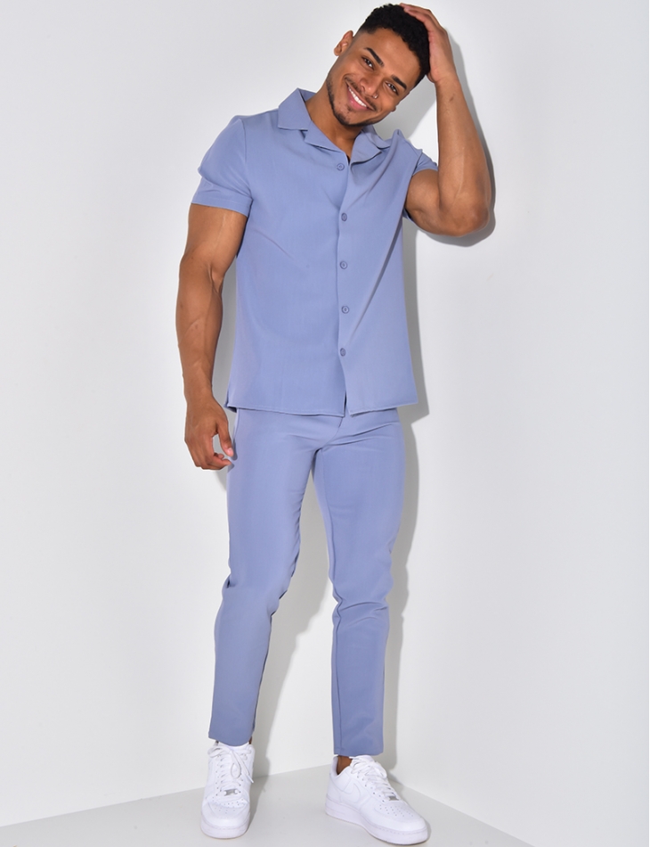 Chemise uni manche courtes Chemise uni manche courtes