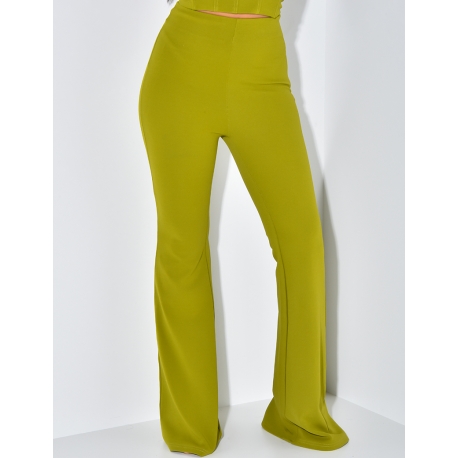 Pantalon taille haute patte d'eph Pantalon taille haute patte d'eph