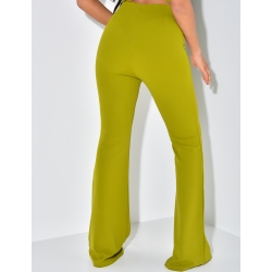 Pantalon taille haute patte d'eph Pantalon taille haute patte d'eph