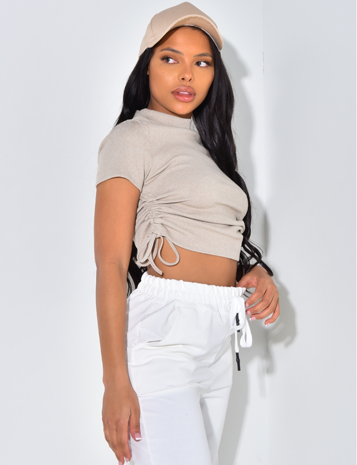 Ribbed Ribbed T-shirt Ribbed Ribbed T-shirt