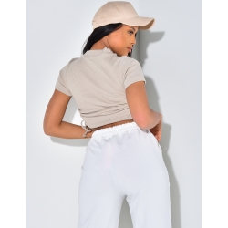 Ribbed Ribbed T-shirt Ribbed Ribbed T-shirt