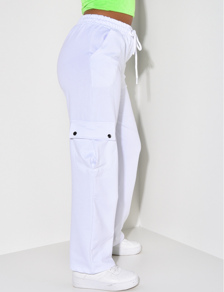 Pantalon coupe droite à poches Pantalon coupe droite à poches