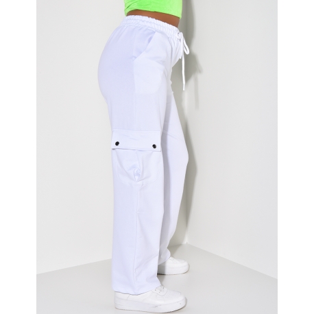 Pantalon coupe droite à poches Pantalon coupe droite à poches