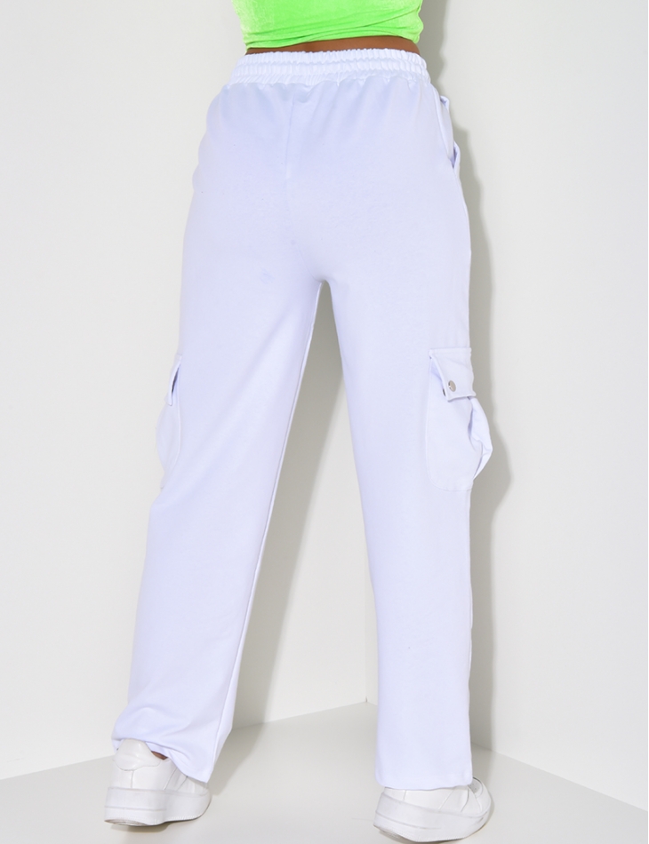 Pantalon coupe droite à poches Pantalon coupe droite à poches