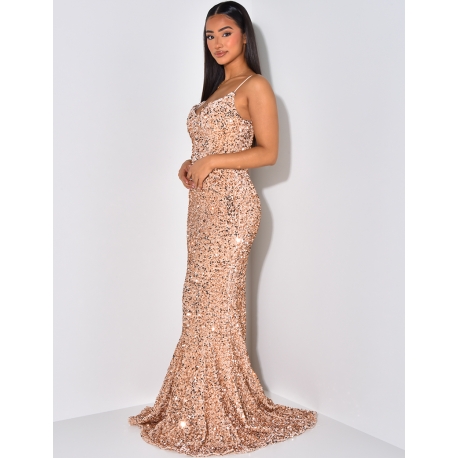 Robe longue à sequin Robe longue à sequin