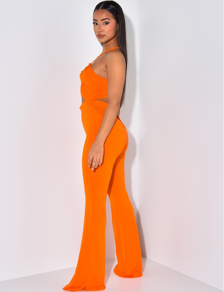 Combinaison fluide àjourée à nouer Combinaison fluide àjourée à nouer