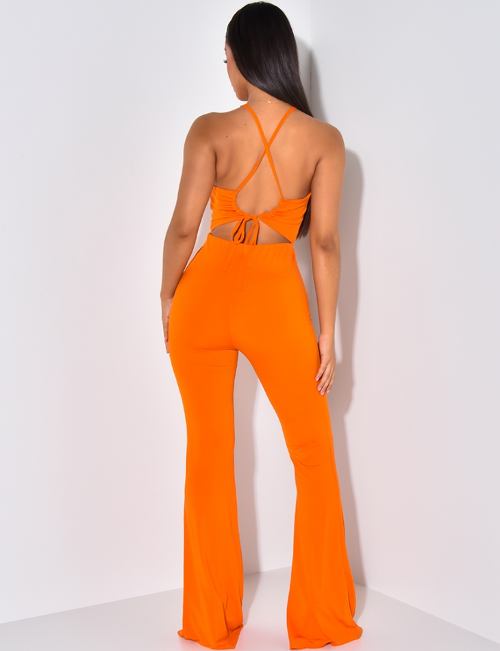 Combinaison fluide àjourée à nouer Combinaison fluide àjourée à nouer