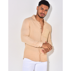 Chemise légère texturée Chemise légère texturée