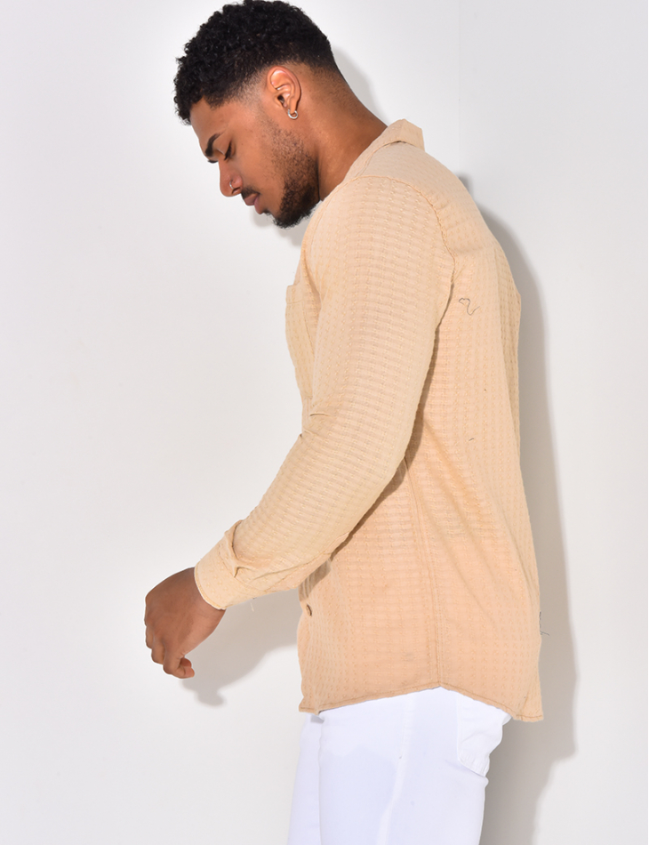 Chemise légère texturée Chemise légère texturée