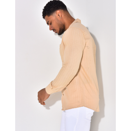 Chemise légère texturée Chemise légère texturée