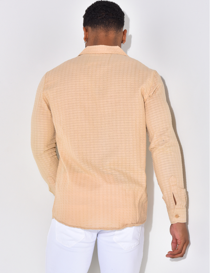 Chemise légère texturée Chemise légère texturée