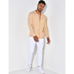 Chemise légère texturée Chemise légère texturée