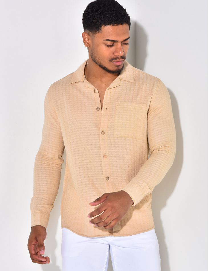 Chemise légère texturée Chemise légère texturée