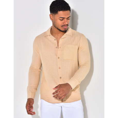Chemise légère texturée Chemise légère texturée