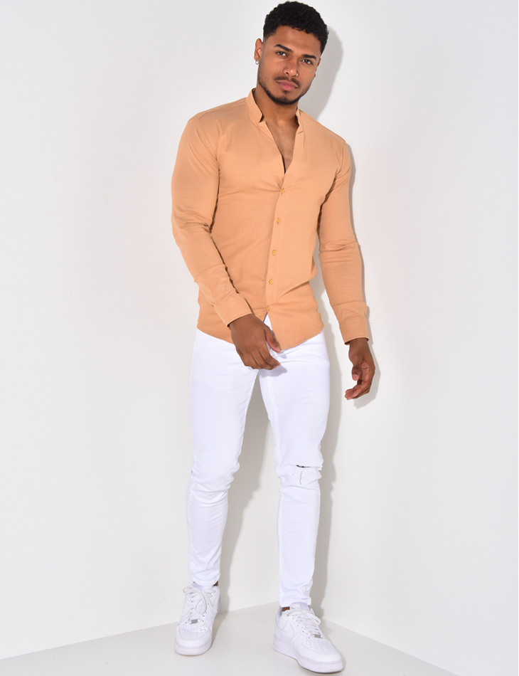 Chemise à rayures manches longues Chemise à rayures manches longues