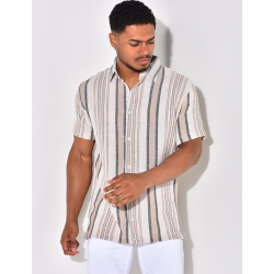 Chemise à relief à rayures Chemise à relief à rayures