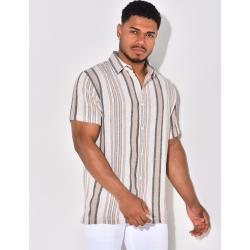 Chemise à relief à rayures Chemise à relief à rayures