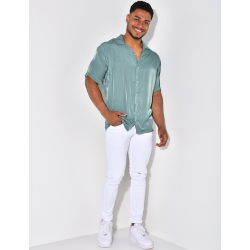 Chemise fluide irisée homme Chemise fluide irisée homme