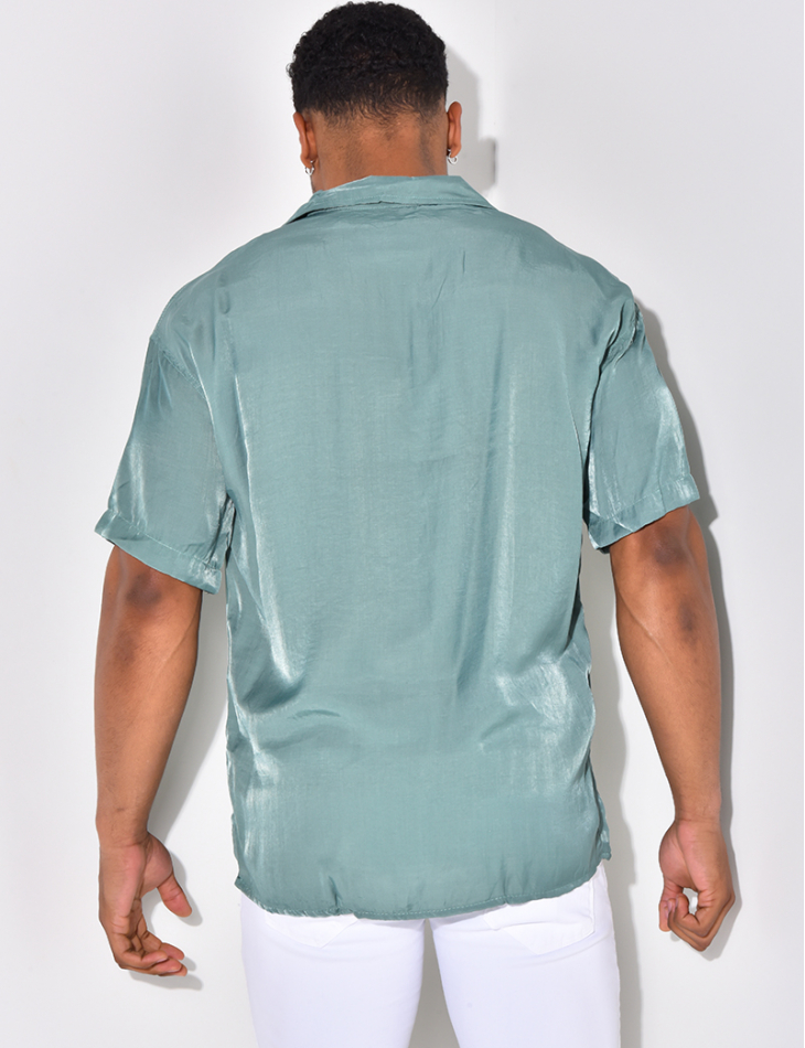 Chemise fluide irisée homme Chemise fluide irisée homme