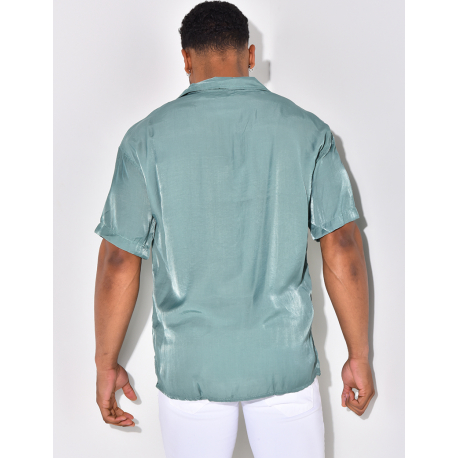 Chemise fluide irisée homme Chemise fluide irisée homme