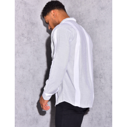 Chemise à rayures fine manches longues Chemise à rayures fine manches longues