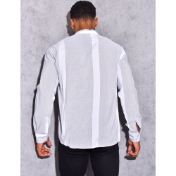 Chemise à rayures fine manches longues Chemise à rayures fine manches longues