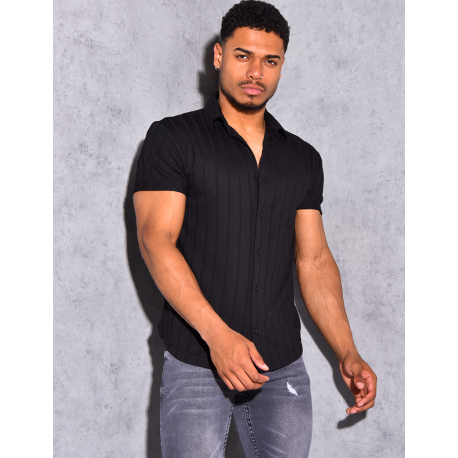 Chemise côtelée
