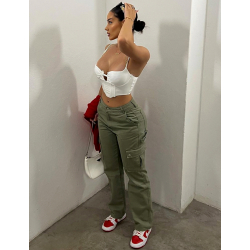 Jeans effet cargo