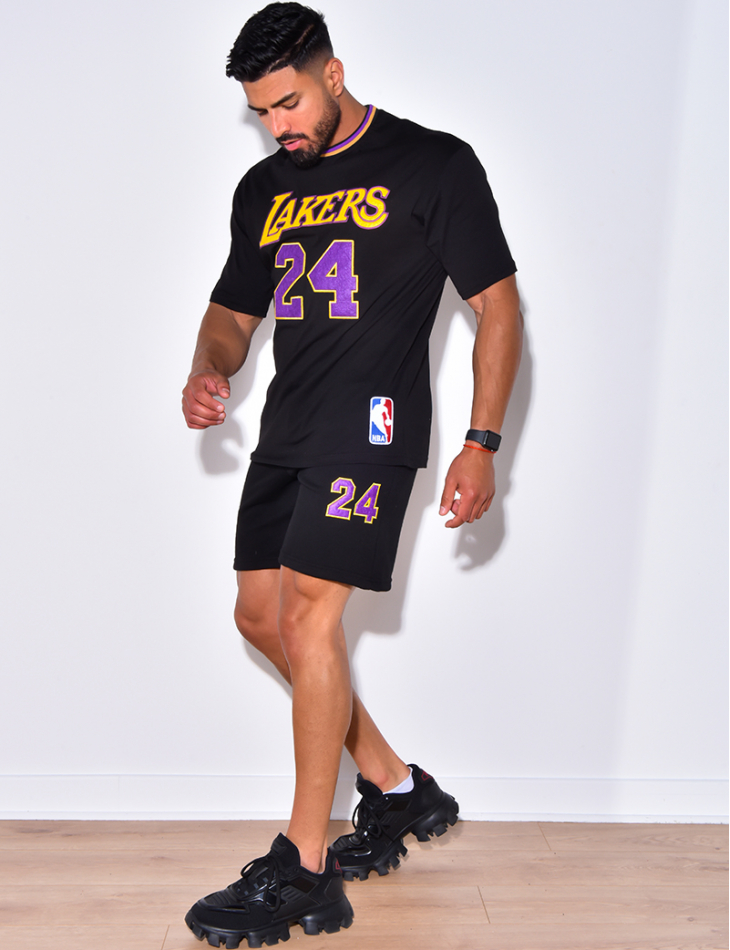 Ensemble short et t-shirt " Lakers N°24" Ensemble short et t-shirt " Lakers N°24"