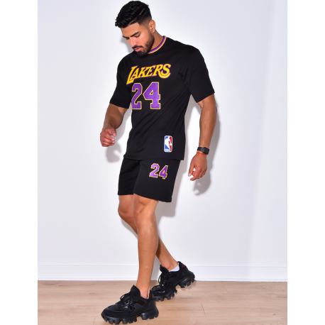 Ensemble short et t-shirt " Lakers N°24" Ensemble short et t-shirt " Lakers N°24"