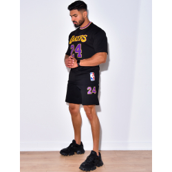 Ensemble short et t-shirt " Lakers N°24" Ensemble short et t-shirt " Lakers N°24"