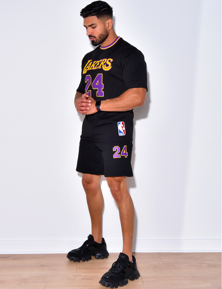 Ensemble short et t-shirt " Lakers N°24" Ensemble short et t-shirt " Lakers N°24"