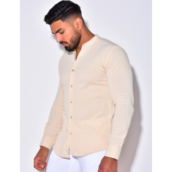 Chemise manche longues à petit col Chemise manche longues à petit col