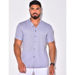 Chemise manches courtes à petit col Chemise manches courtes à petit col