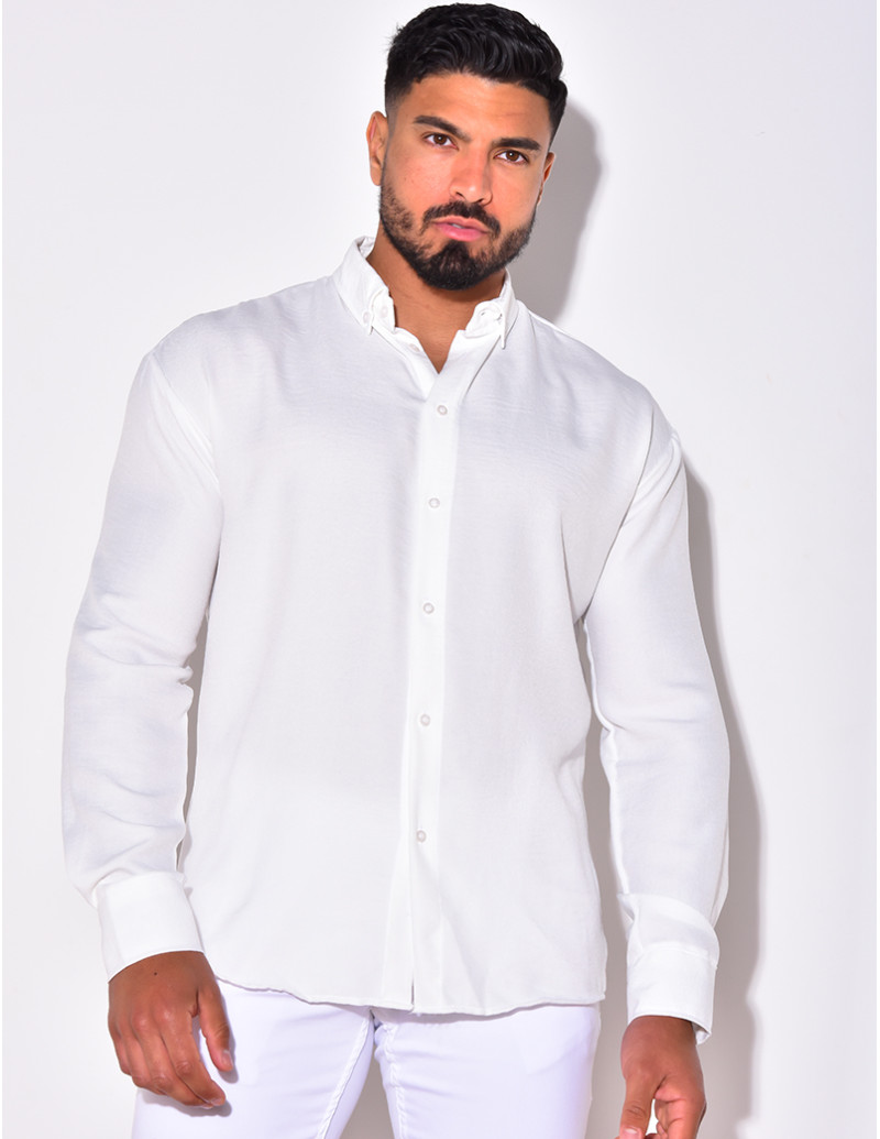 Chemise fluide à manches longues