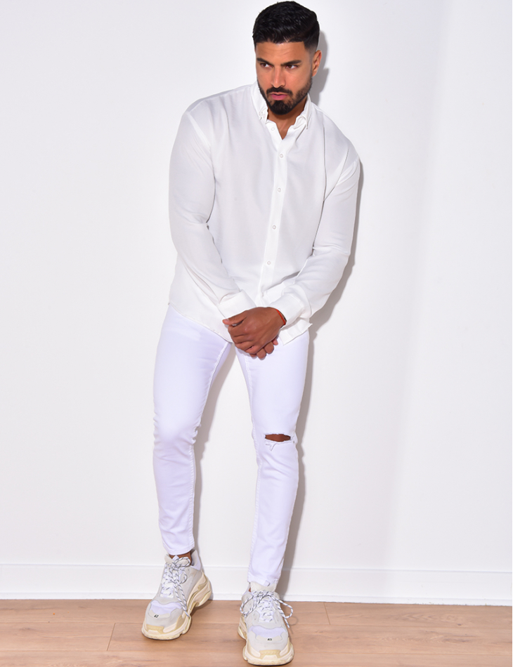 Chemise fluide à manches longues Chemise fluide à manches longues