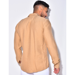 Chemise manche longues avec poches Chemise manche longues avec poches