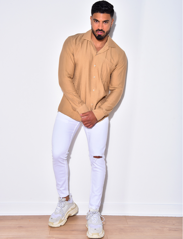 Chemise manche longues avec poches Chemise manche longues avec poches