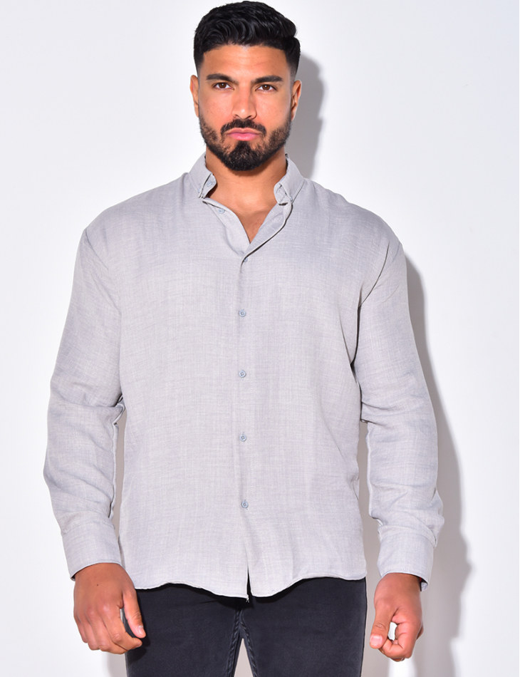 Chemise fluide à manches longues