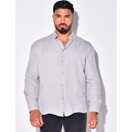 Chemise fluide à manches longues