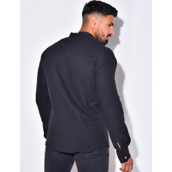 Chemise fine manche longues à petit col Chemise fine manche longues à petit col