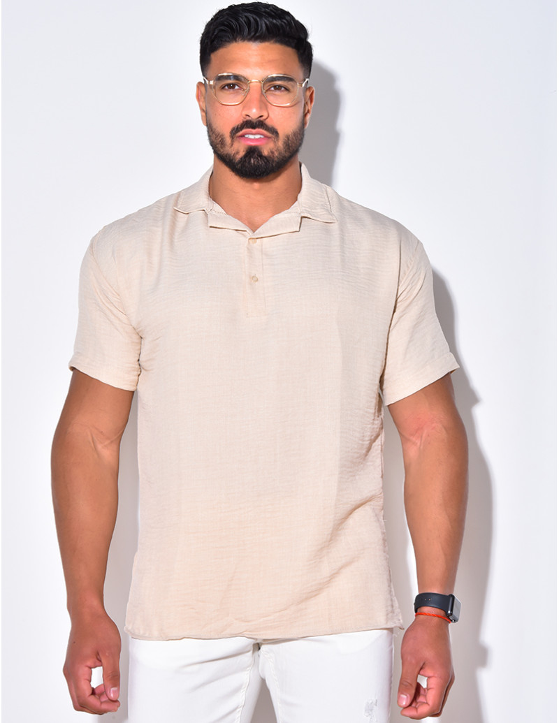 Polo à boutonner