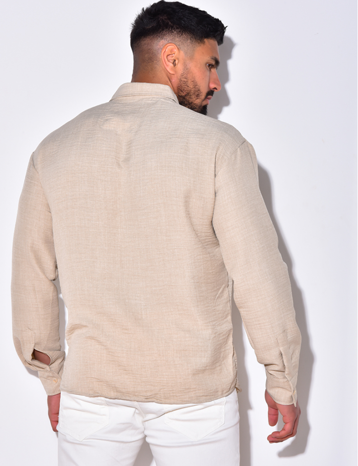 Chemise fluide à manches longues Chemise fluide à manches longues