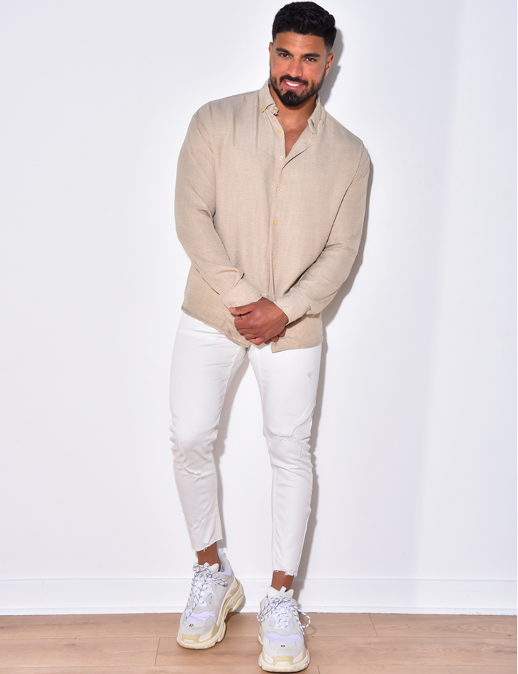 Chemise fluide à manches longues Chemise fluide à manches longues