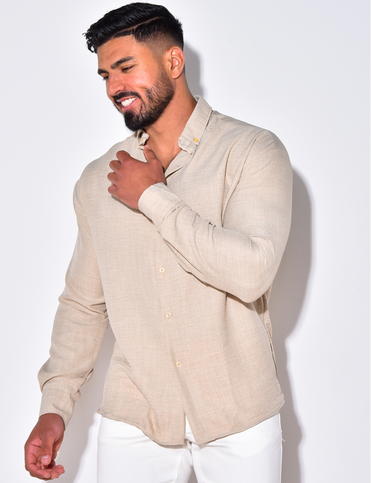 Chemise fluide à manches longues Chemise fluide à manches longues