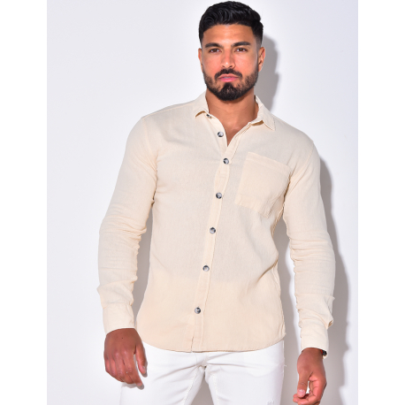 Chemise fine manches longues