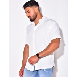 Chemise fine manche courtes à petit col Chemise fine manche courtes à petit col