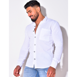 Chemise fine manches longues